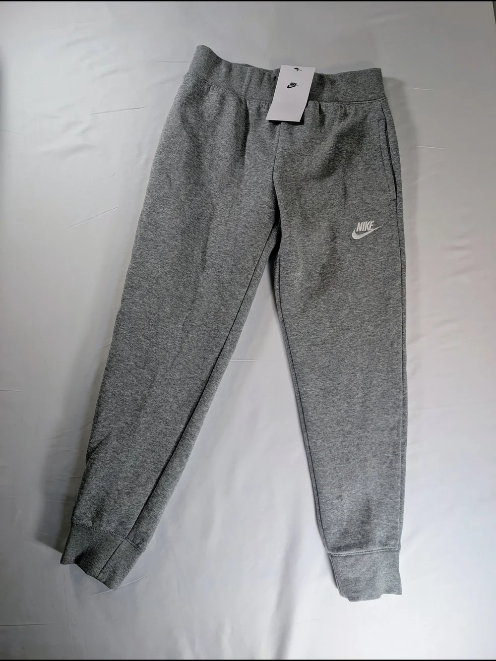 NWT Nike Kids Grey Logo Sweat Pants/Joggers